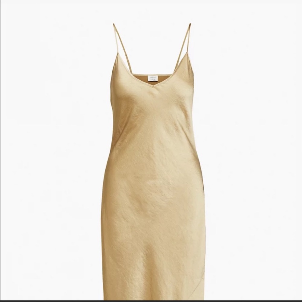 Aritzia Wilfred Only Slip Midi Dress